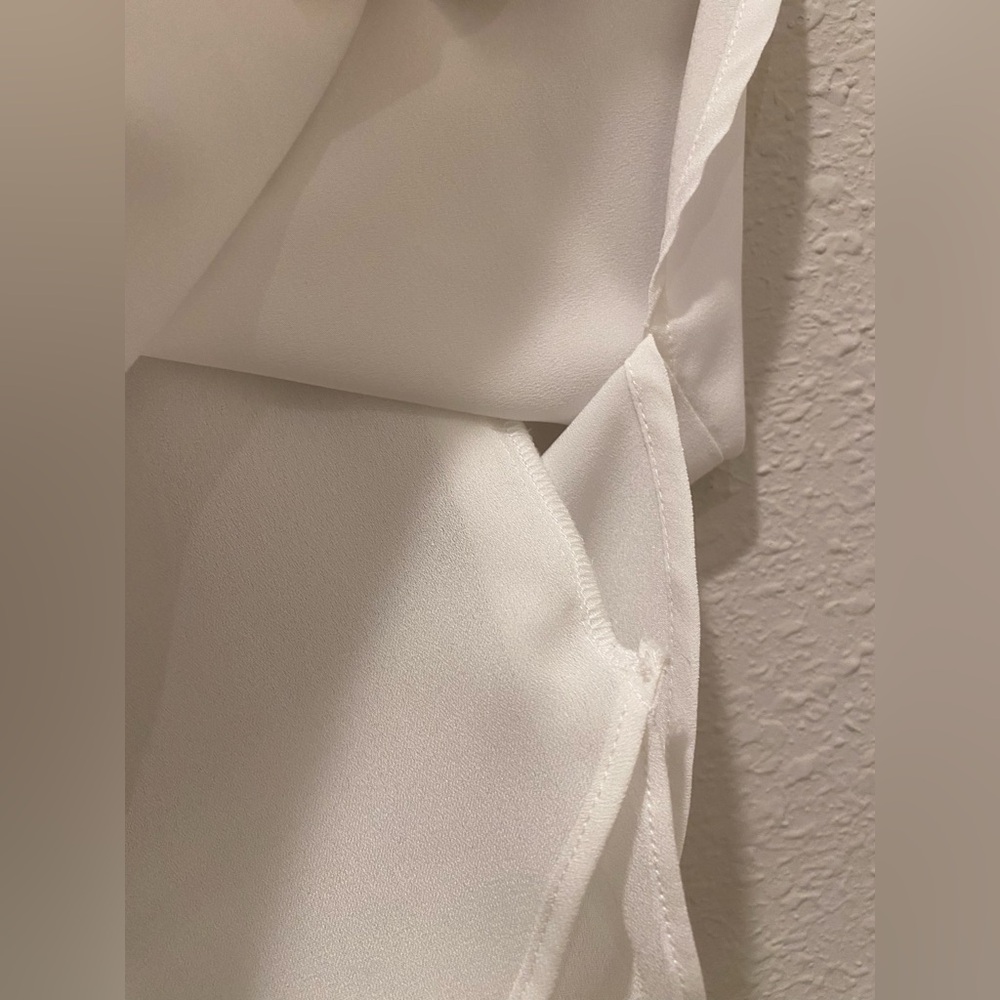 Anne Klein Womens blouse work wear white top sleeveless size XS - Picture 7 of 9